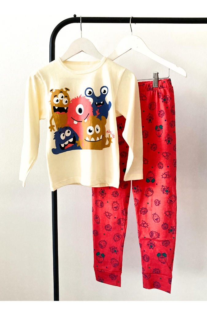 Pijama Nene Varon Niño Algodon Invierno  Mumi Dolls 8014