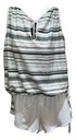 Pijama De Mujer Musculosa + Short Verano Algodon Ferz 828193