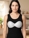 Remera Musculosa Corpiño Interno Push Up Bianca 26062