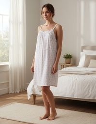 Camison Solero Breteles Verano Algodon Marcela Ferz 827253