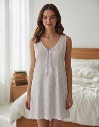 [FER827303LIL2] Camison De Verano Algodon Musculosa Marcela Ferz 827303