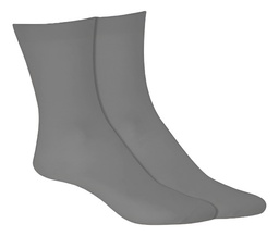 [STY1315GRIU] Medias Algodón Liso Puño Ultra Soft Sin Elastico Stylo 1315
